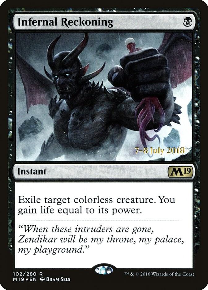 Infernal Reckoning 102 card from Prerelease Cards