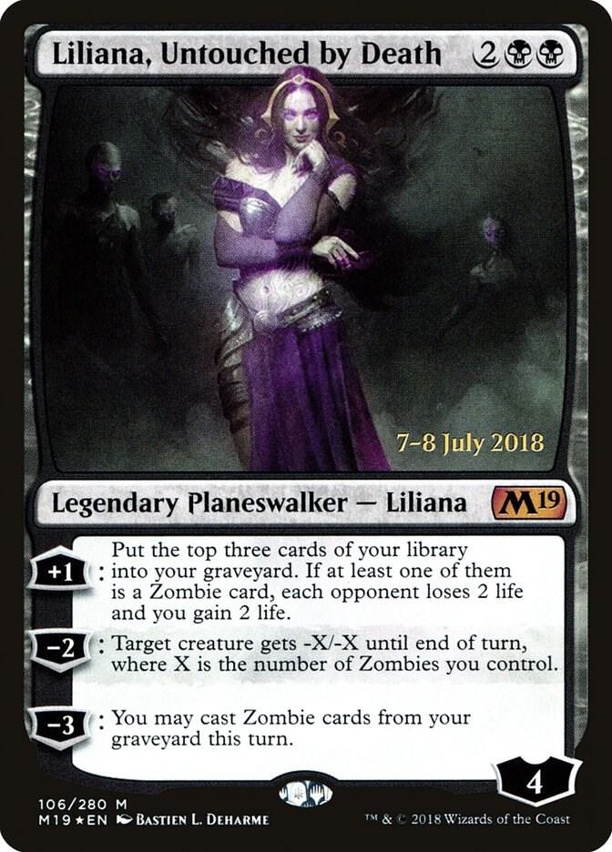 Liliana, Untouched by Death 106 card from Prerelease Cards
