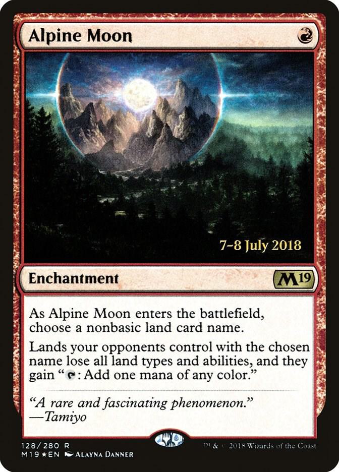 Alpine Moon 128 card from Prerelease Cards