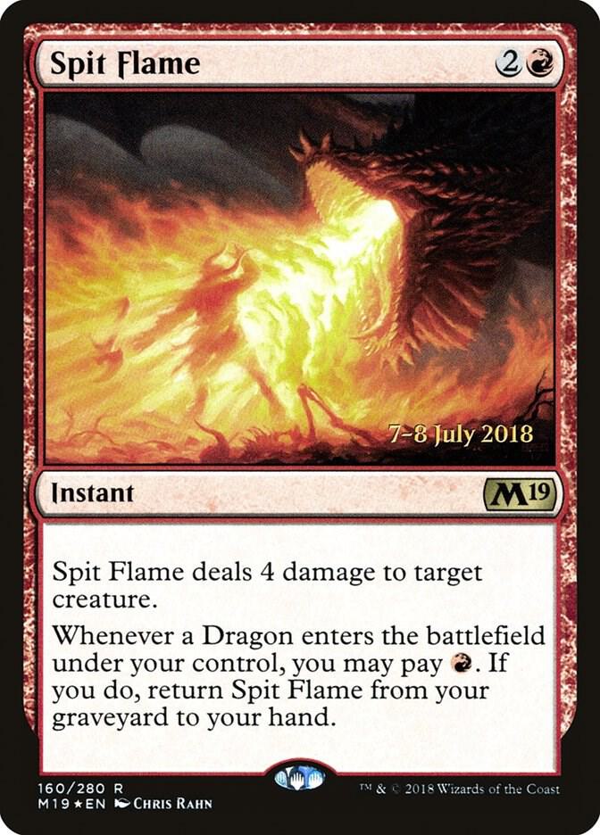Spit Flame 160 card from Prerelease Cards