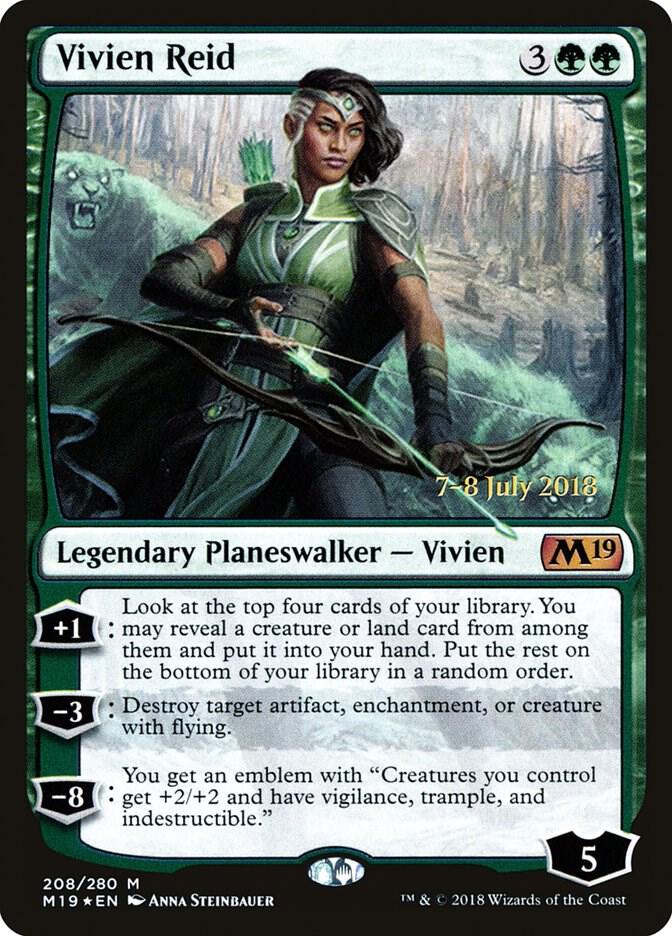 Vivien Reid 208 card from Prerelease Cards