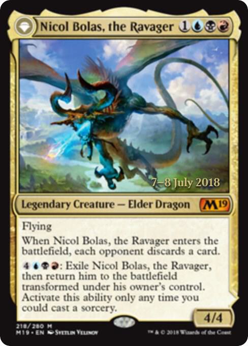 Nicol Bolas, the Ravager 218 card from Prerelease Cards