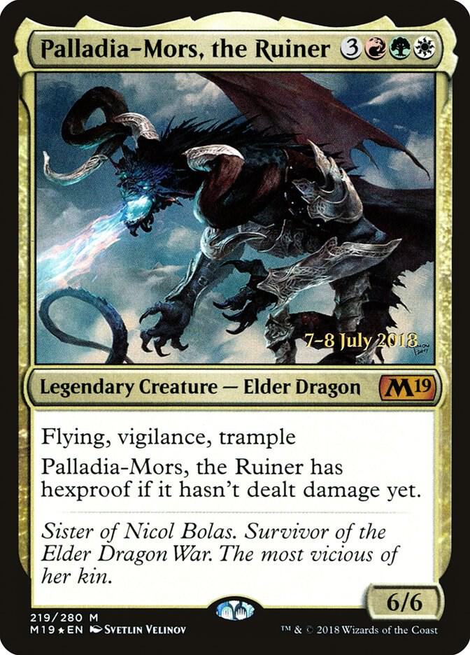 Palladia-Mors, the Ruiner 219 card from Prerelease Cards