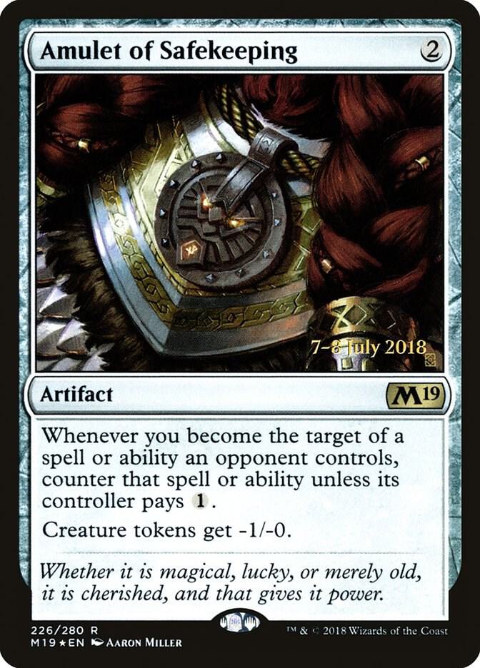 Amulet of Safekeeping 226 card from Prerelease Cards