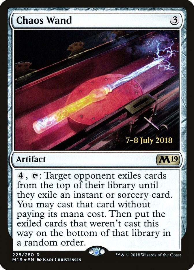 Chaos Wand 228 card from Prerelease Cards