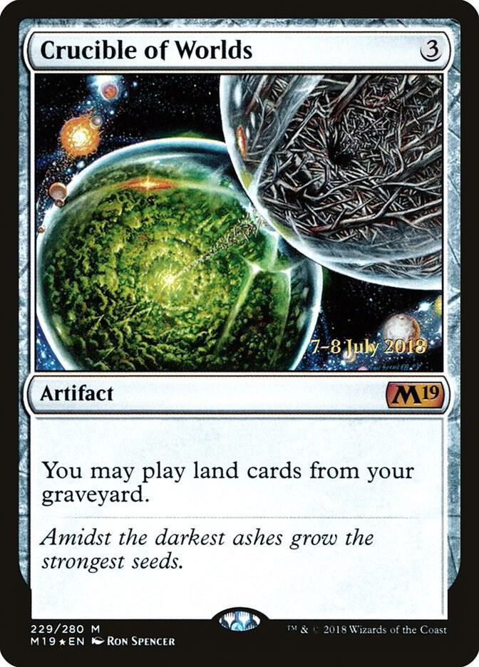 Crucible of Worlds 229 card from Prerelease Cards