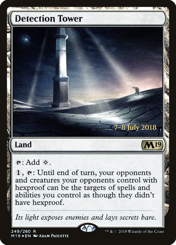 Detection Tower 249 card from Prerelease Cards