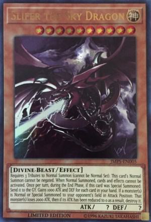 Slifer the Sky Dragon JMPS-EN005 card from Shonen Jump Magazine Promos