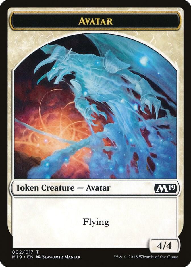 Avatar Token 2 card from Core Set 2019