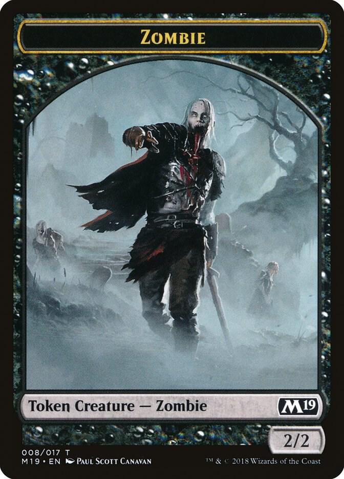 Zombie Token 8 card from Core Set 2019