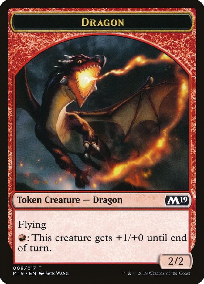 Dragon Token 9 card from Core Set 2019