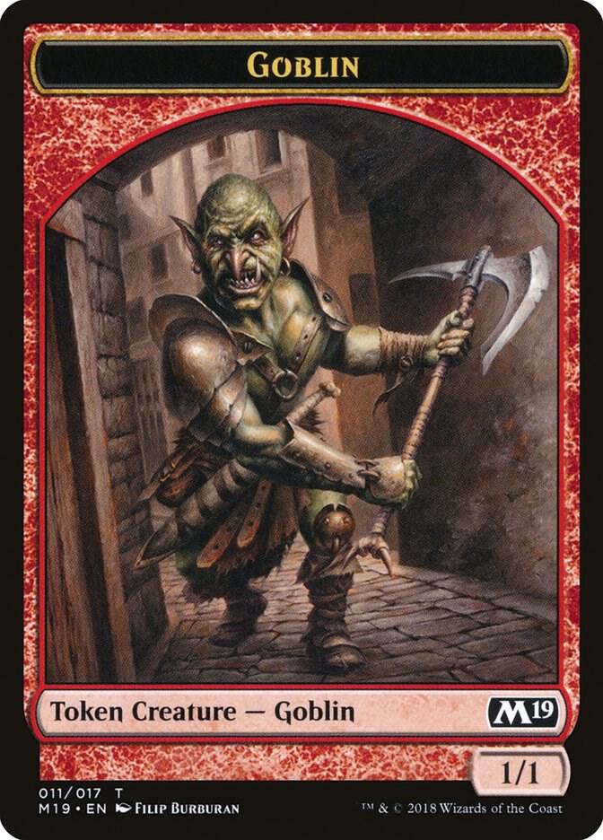 Goblin Token 11 card from Core Set 2019