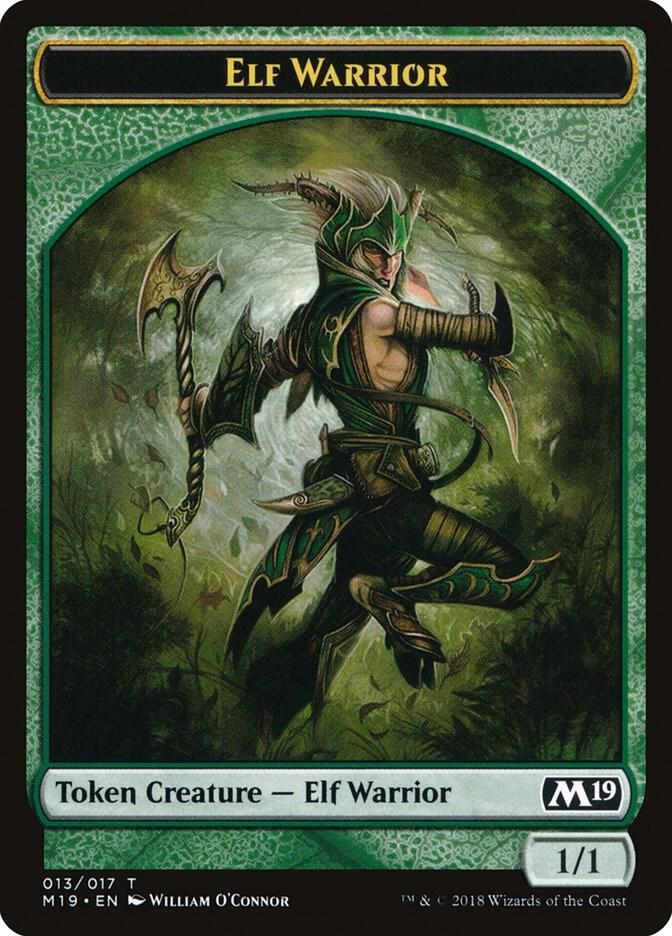 Elf Warrior Token 13 card from Core Set 2019