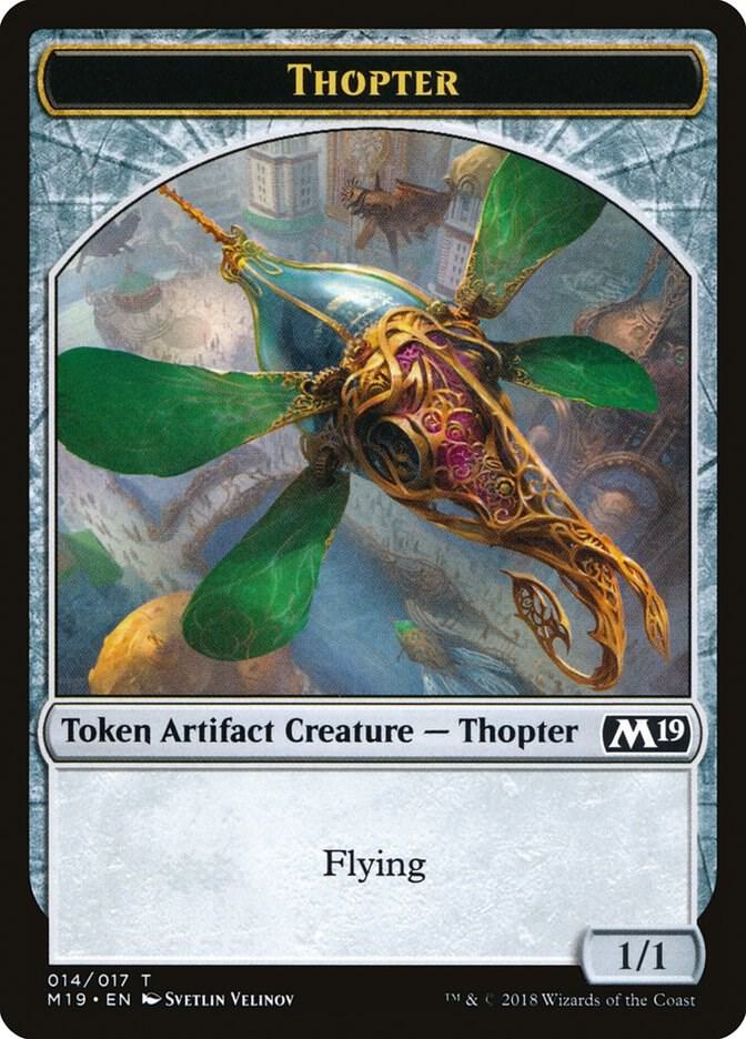 Thopter Token 14 card from Core Set 2019