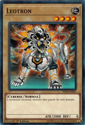 Leotron YS18-EN001 card from Starter Deck: Codebreaker