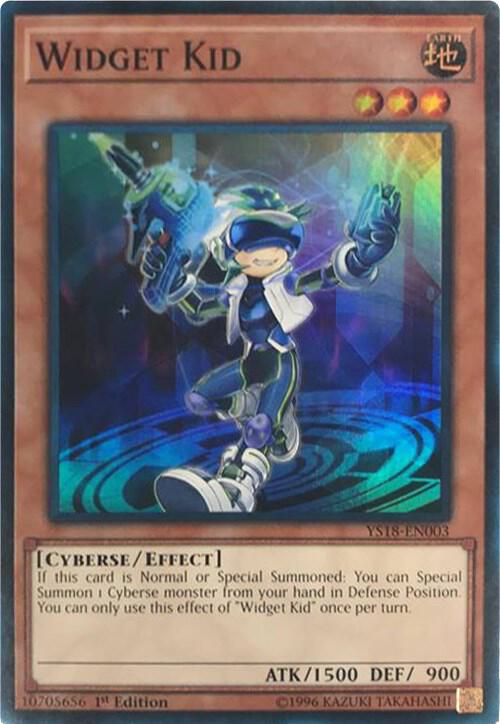 Widget Kid YS18-EN003 card from Starter Deck: Codebreaker