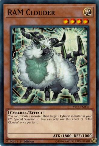 RAM Clouder YS18-EN006 card from Starter Deck: Codebreaker