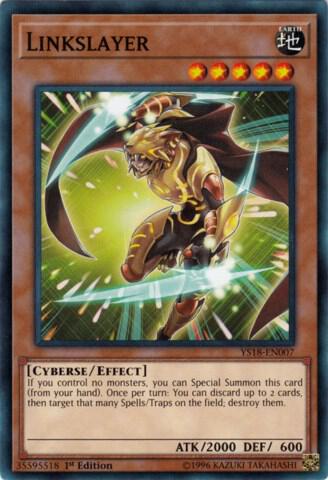 Linkslayer YS18-EN007 card from Starter Deck: Codebreaker