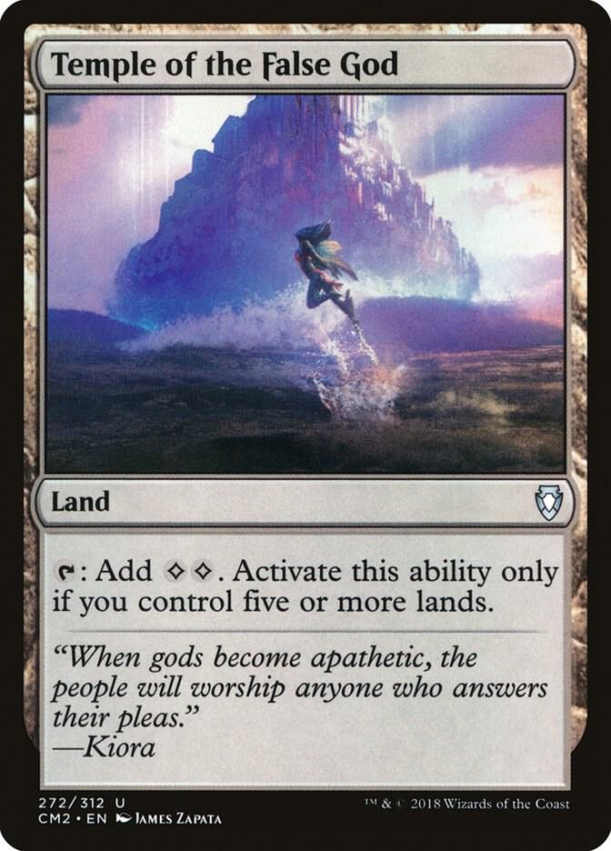 Temple of the False God 272 card from Commander Anthology Volume II