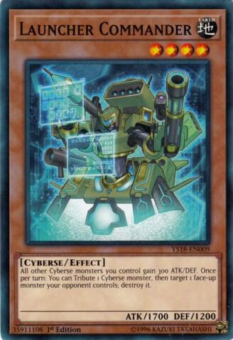 Launcher Commander YS18-EN009 card from Starter Deck: Codebreaker