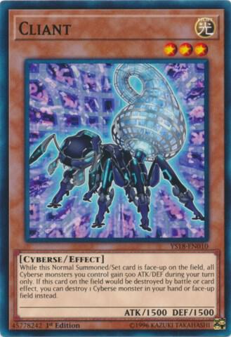 Cliant YS18-EN010 card from Starter Deck: Codebreaker