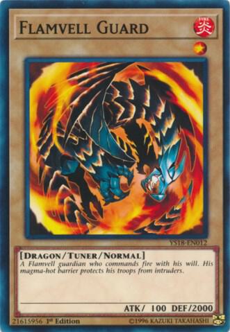 Flamvell Guard YS18-EN012 card from Starter Deck: Codebreaker