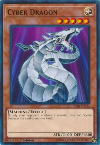 Cyber Dragon YS18-EN014 card from Starter Deck: Codebreaker