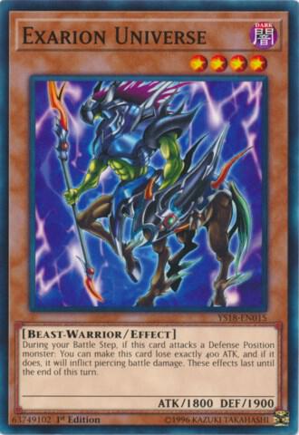 Exarion Universe YS18-EN015 card from Starter Deck: Codebreaker