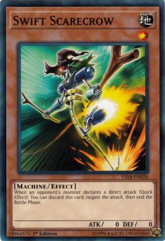Swift Scarecrow YS18-EN020 card from Starter Deck: Codebreaker
