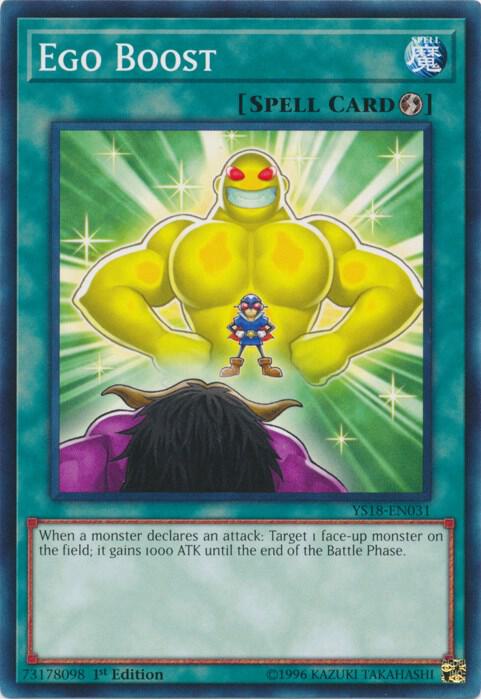 Ego Boost YS18-EN031 card from Starter Deck: Codebreaker
