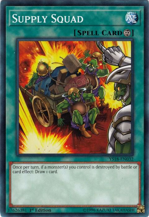 Supply Squad YS18-EN032 card from Starter Deck: Codebreaker
