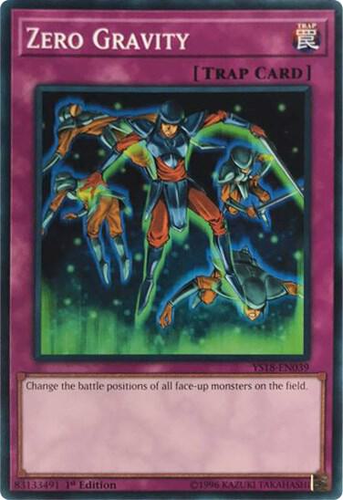 Zero Gravity YS18-EN039 card from Starter Deck: Codebreaker
