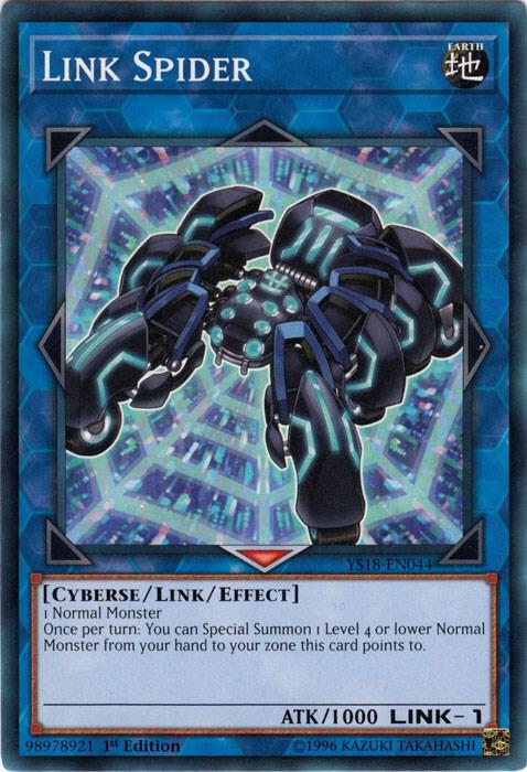 Link Spider YS18-EN044 card from Starter Deck: Codebreaker