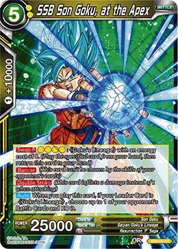 SSB Son Goku, at the Apex SD5-03 card from Colossal Warfare