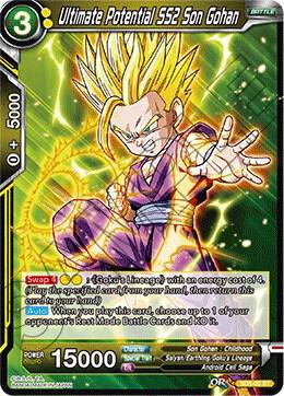 Ultimate Potential SS2 Son Gohan SD5-05 card from Colossal Warfare