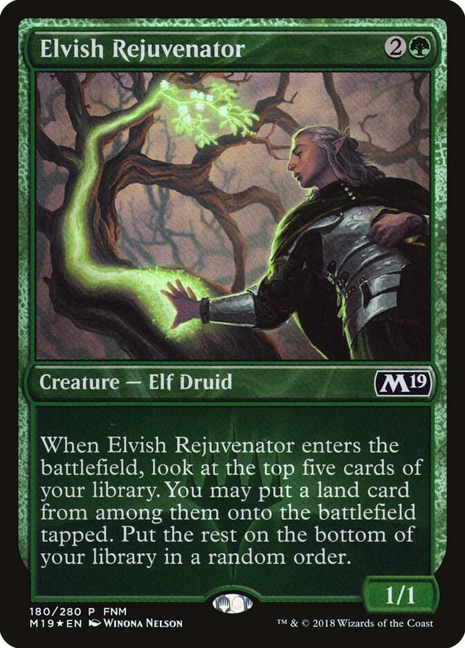 Elvish Rejuvenator 180 card from FNM Promos