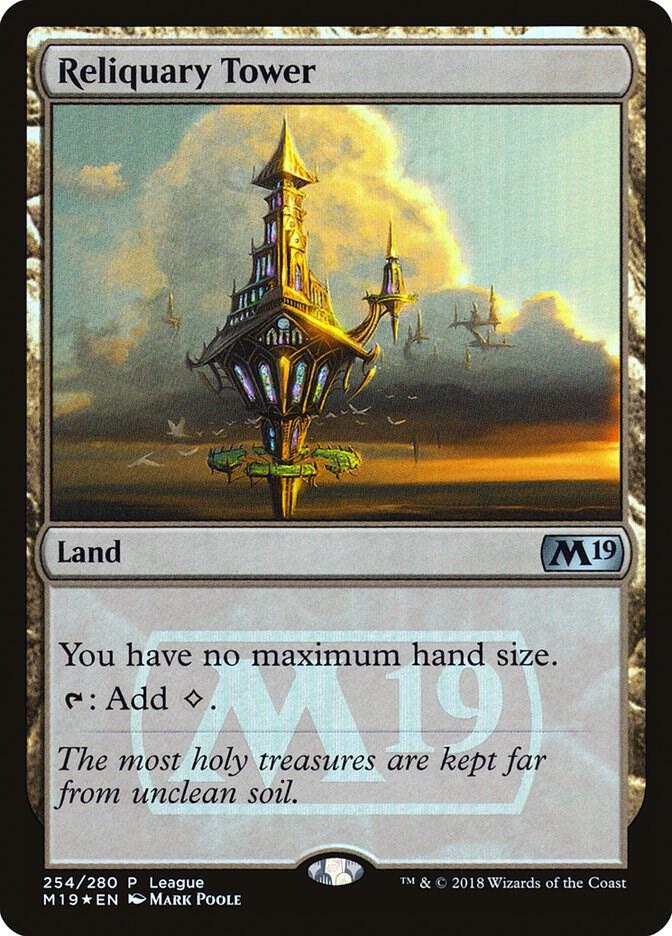 Reliquary Tower 254 card from League Promos