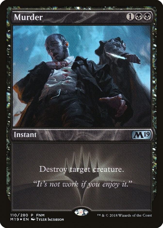 Murder 110 card from FNM Promos