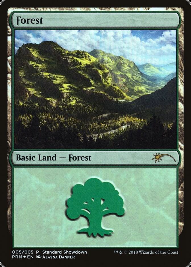 Forest (Alayna Danner) 5 card from Standard Showdown Promos