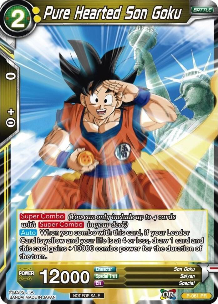 Pure Hearted Son Goku P-061 card from Promotion Cards