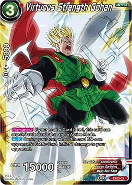 Virtuous Strength Gohan EX03-03 card from Expansion Deck Box Set 03: Ultimate Box