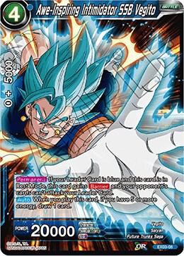 Awe-Inspiring Intimidator SSB Vegito EX03-08 card from Expansion Deck Box Set 03: Ultimate Box