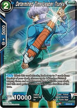 Determined Time Leaper Trunks EX03-09 card from Expansion Deck Box Set 03: Ultimate Box