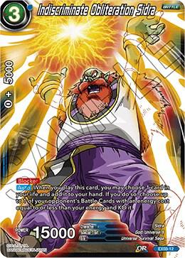 Indiscriminate Obliteration Sidra EX03-12 card from Expansion Deck Box Set 03: Ultimate Box