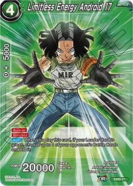 Limitless Energy Android 17 EX03-17 card from Expansion Deck Box Set 03: Ultimate Box