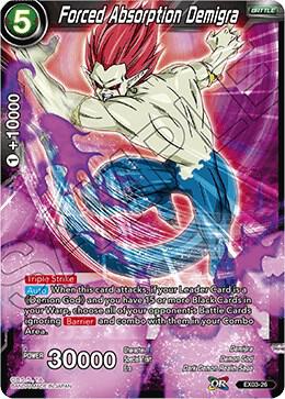 Forced Absorption Demigra EX03-26 card from Expansion Deck Box Set 03: Ultimate Box