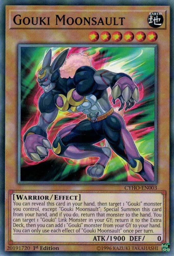 Gouki Moonsault CYHO-EN003 card from Cybernetic Horizon