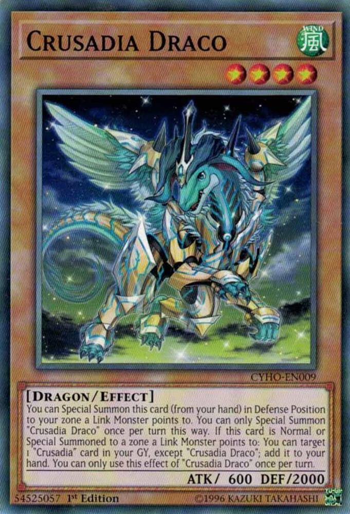 Crusadia Draco CYHO-EN009 card from Cybernetic Horizon