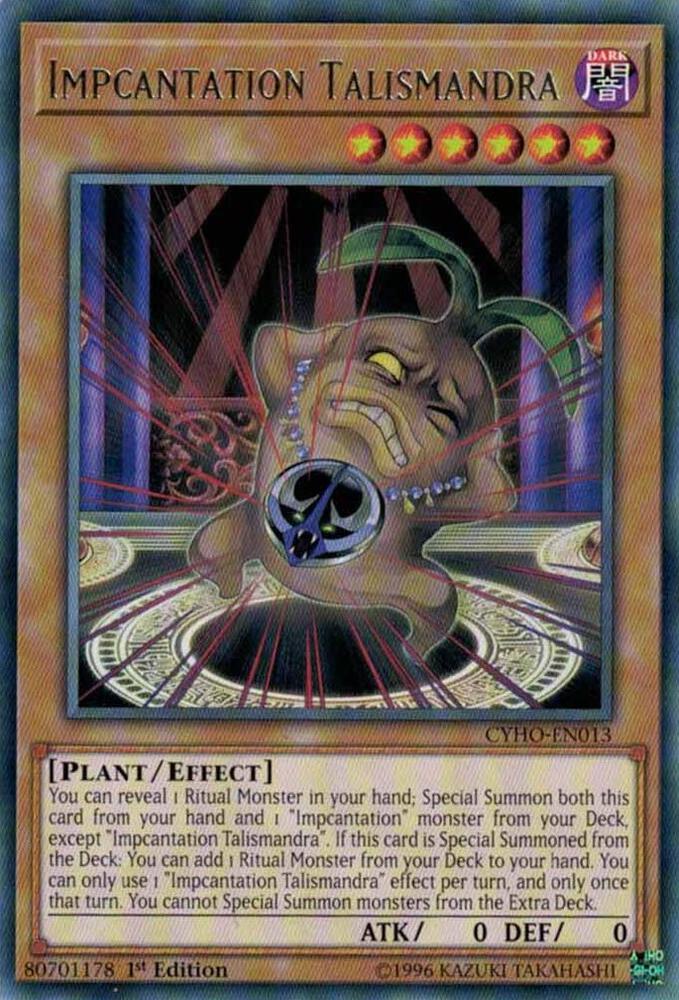 Impcantation Talismandra CYHO-EN013 card from Cybernetic Horizon