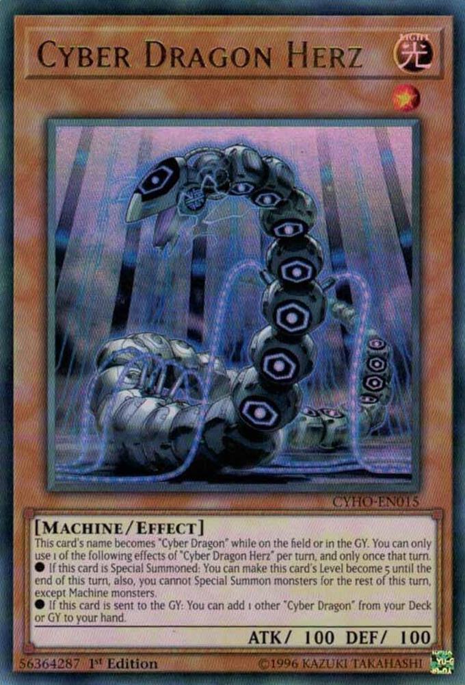 Cyber Dragon Herz CYHO-EN015 card from Cybernetic Horizon